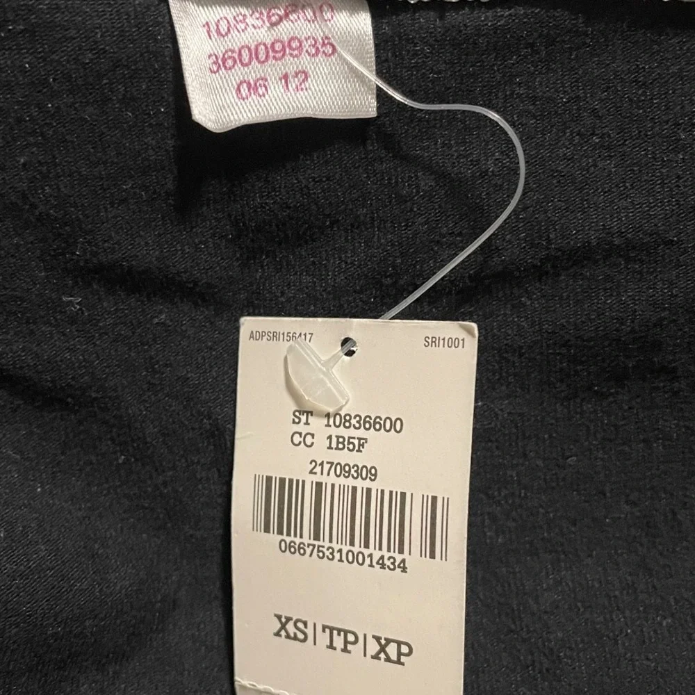 Victorias Secret PINK Foldover Capri Leggings Black White NWT Y2K Stars‎ XS 2012